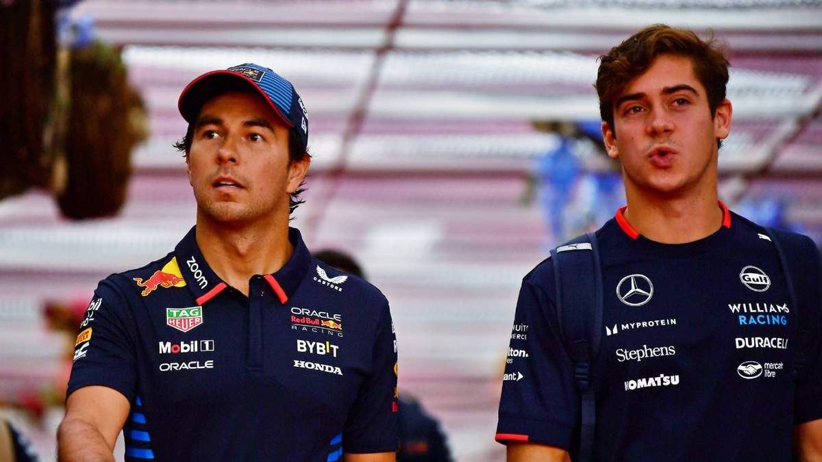 Checo Pérez y Franco Colapinto. Fuente: (X)