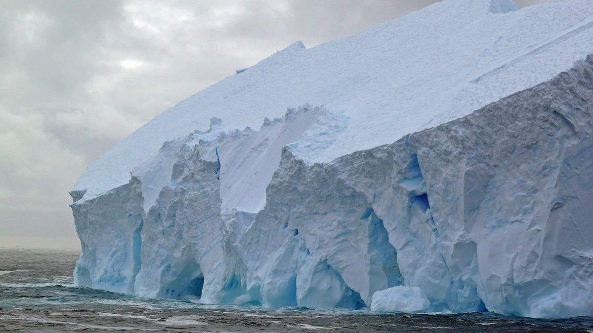Un iceberg en el Mar de Scotia.