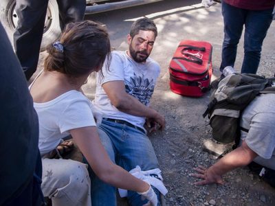Incidentes y heridos en el tercer día de la Marcha a Lago Escondido