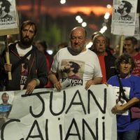 Volvieron a marchar y pedir justicia por el asesinato de Juan Caliani