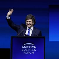 Javier Milei llegó a Nueva York con el objetivo de atraer inversiones tras su paso por Miami