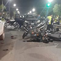 Conductor alcoholizado embistió un control de tránsito en Mosconi y Leguizamón