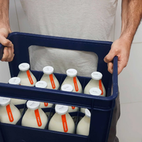 No tires las botellas de leche y transformalas en este hermoso contenedor rústico para tu cocina