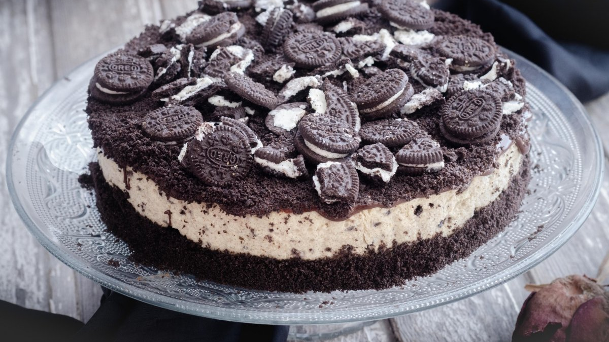 Torta de oreo. Fuente: (Twitter)