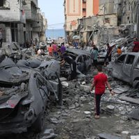 Aumentan a 560 los palestinos muertos por los ataques de Israel contra la Franja de Gaza
