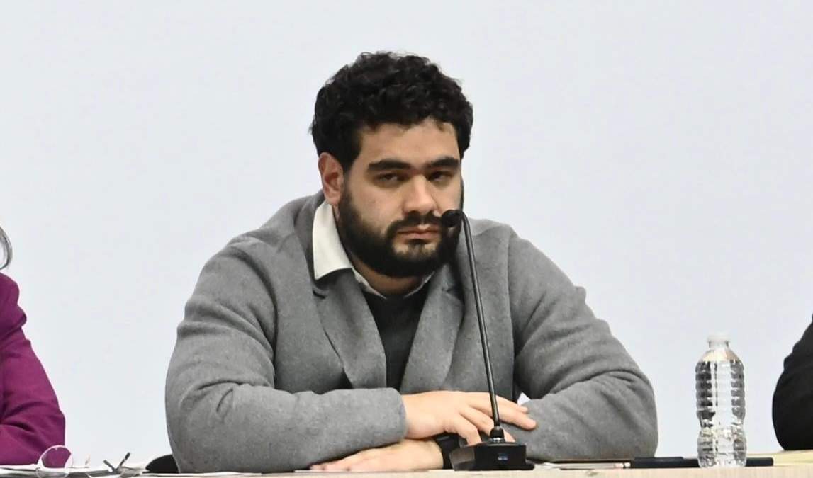 El secretario de Administración y Finanzas de la CDMX, Juan Pablo de Bottom en conferencia de prensa, el martes 3 de febrero de 2026
