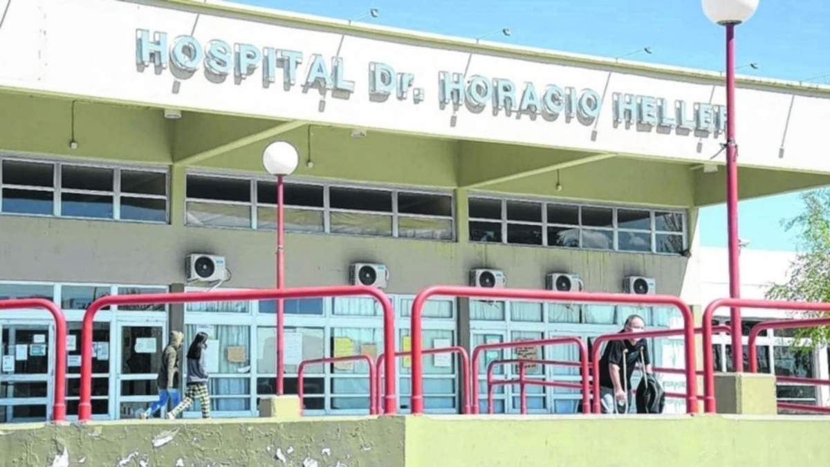 El Hospital Heller de Neuquén Capital. Fuente: (Twitter)