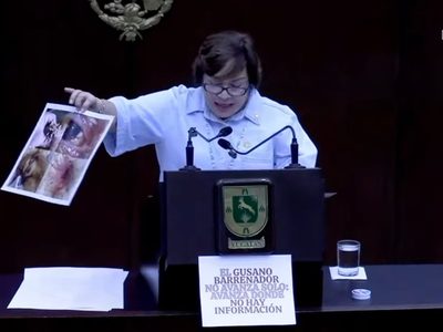 Diputada del PAN usa imágenes de Ucrania y Vietnam para cuestionar gestión del gusano barrenador