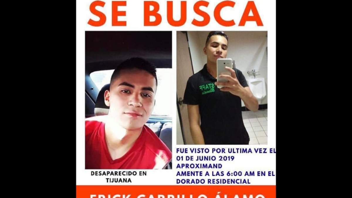 En búsqueda de Erick Carrillo