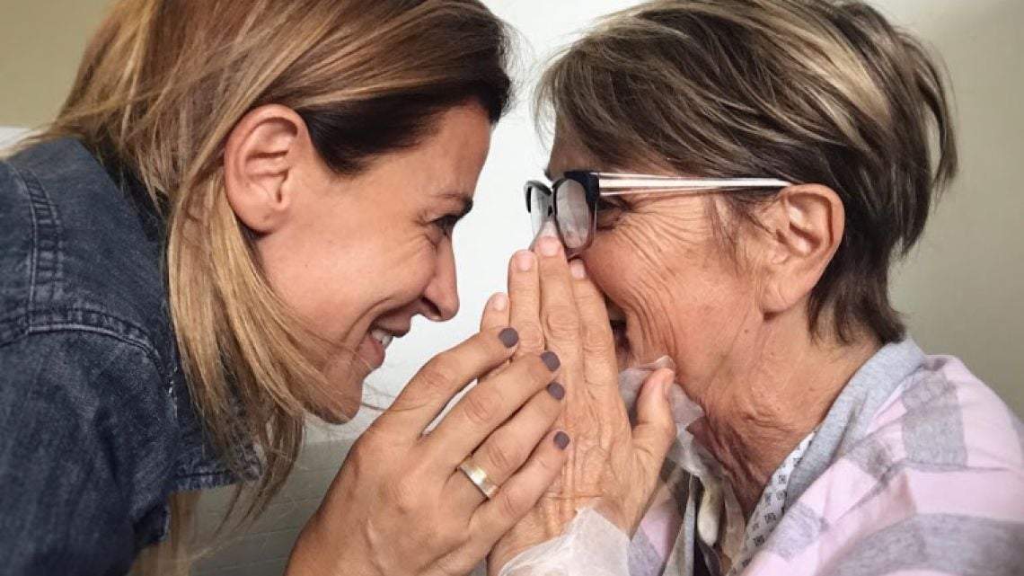Eugenia Tobal y su madre. Fuente: (Instagram)