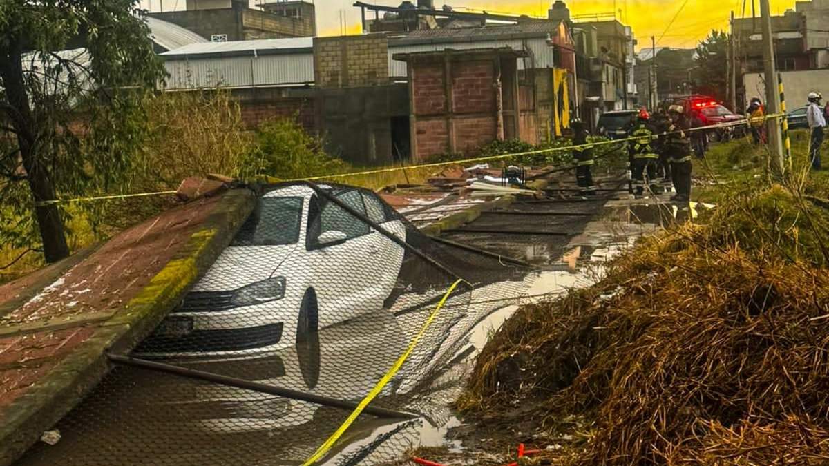 Dos personas murieron por la caída de la barda
