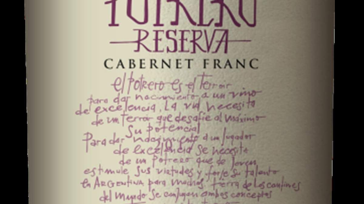 El primer Cabernet Franc de Burdisso. Fuente: (Instagram)