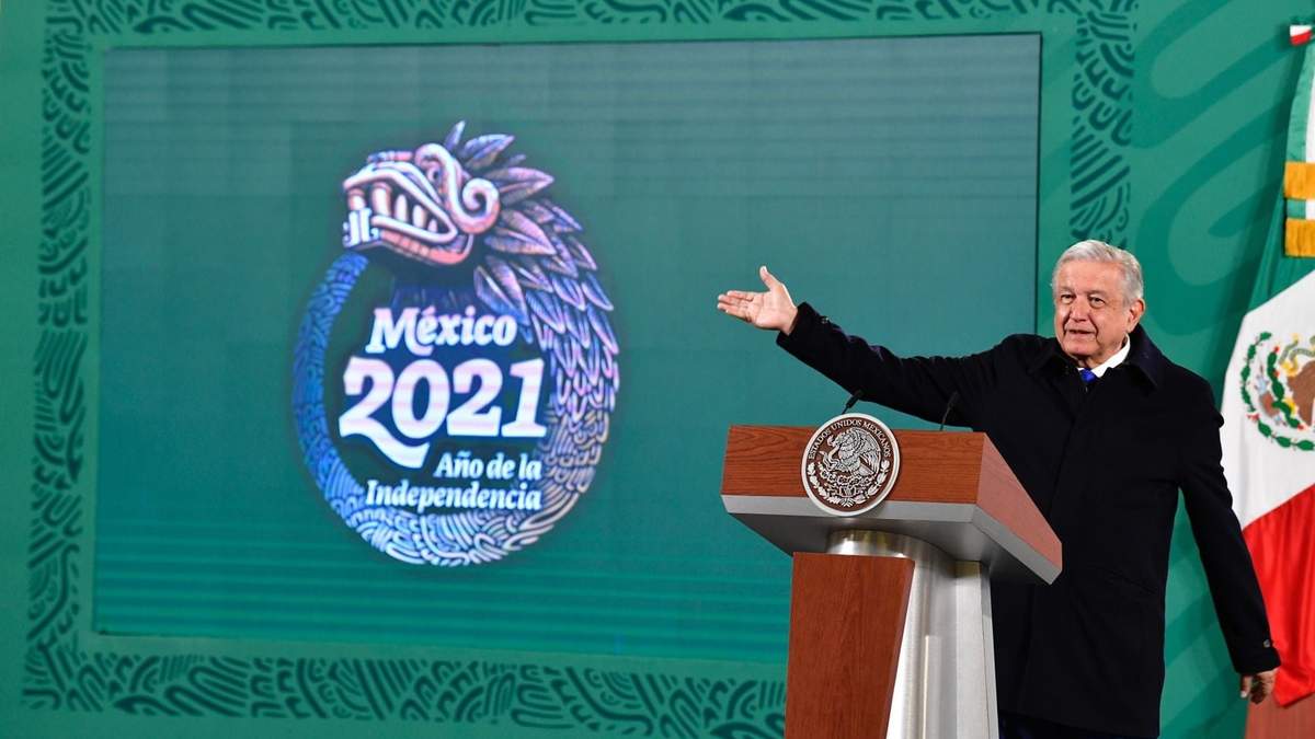 El presidente López Obrador