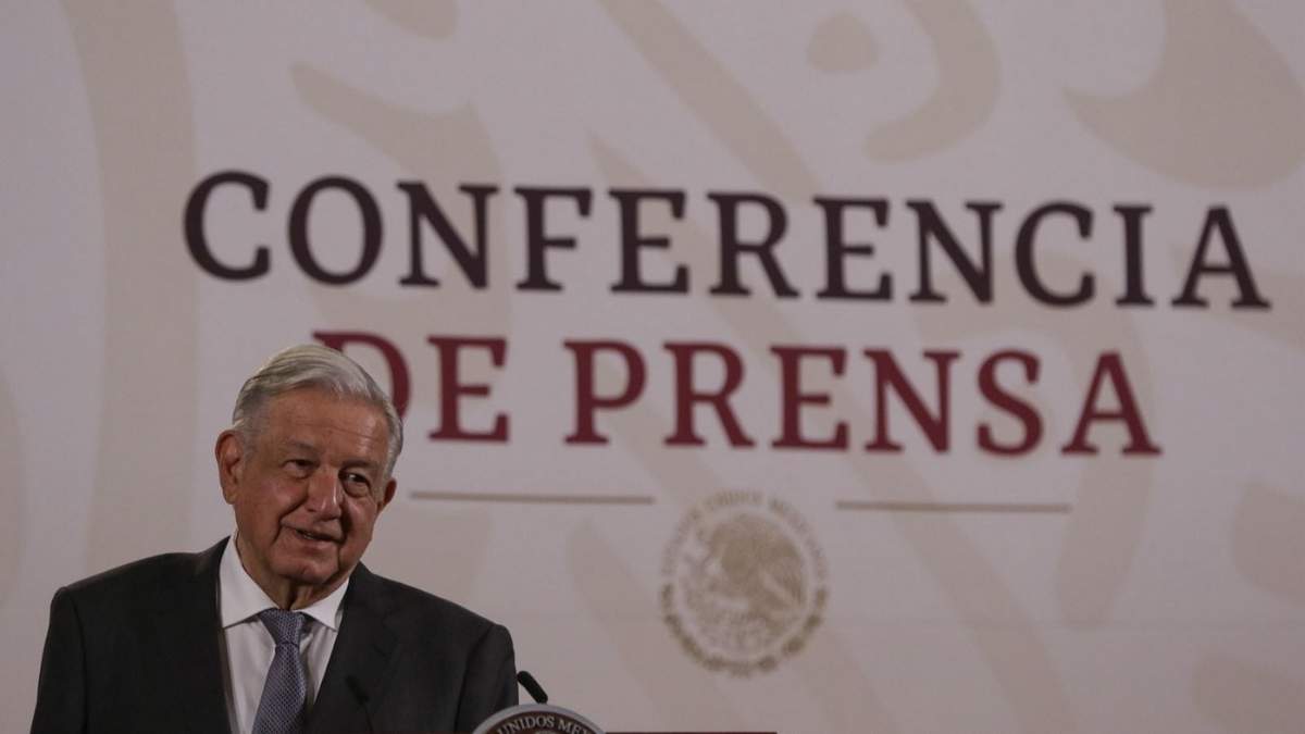 El presidente Andrés Manuel López Obrador en la mañanera