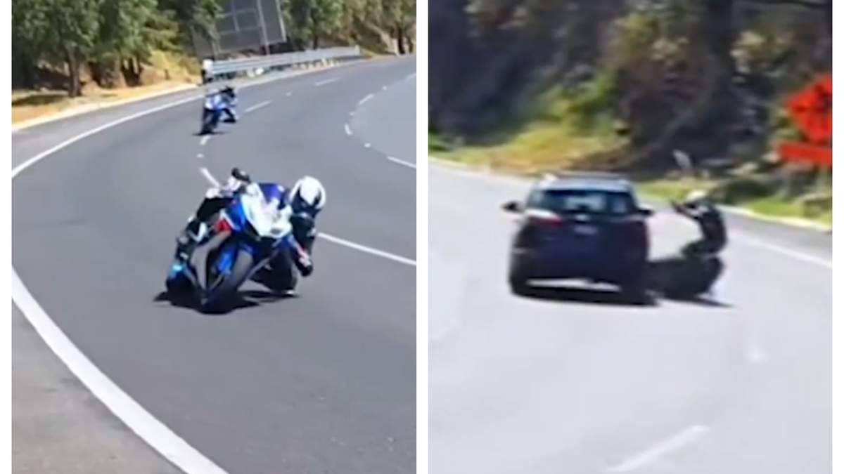 El momento del accidente