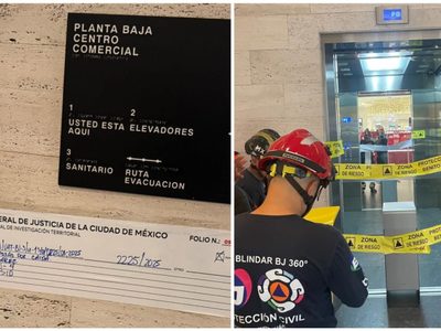 Suspenden actividades en Plaza Mítikah tras el desplome de un elevador