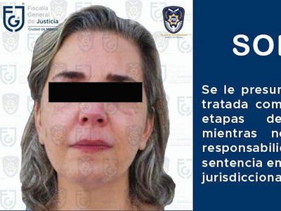 Detienen a hermana de Christian Von Roehrich; se le citó a comparecer y no se presentó: Fiscalía