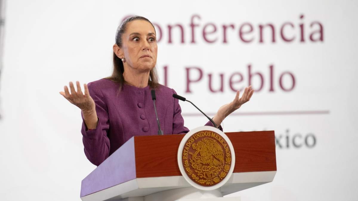 La presidenta Claudia Sheinbaum