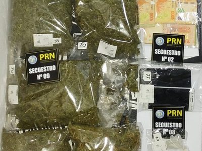 Le encontraron droga en un allanamiento y terminó preso
