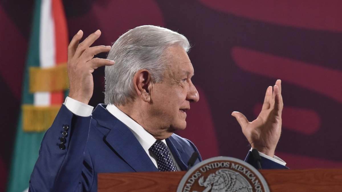 AMLO en la conferencia mañanera