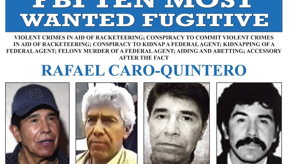 Ficha de búsqueda de Rafael Caro Quintero