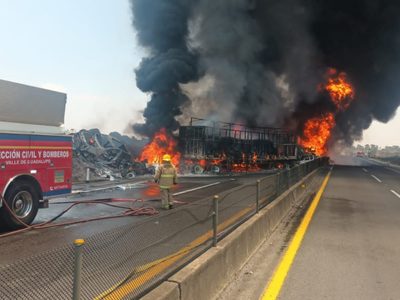 Suman seis muertos y 21 heridos por carambola en la Autopista Zapotlanejo - Lagos de Moreno (Video)