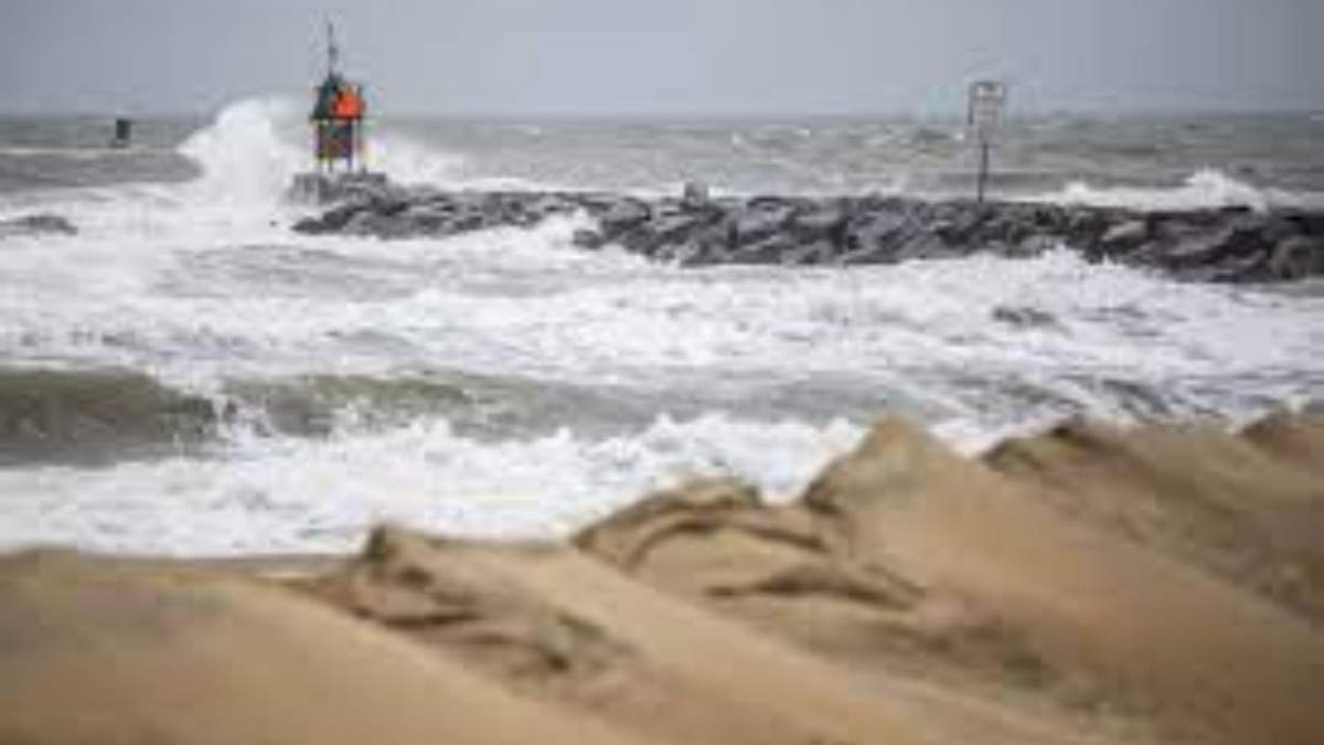 Fuerte oleaje en las costas de Virginia