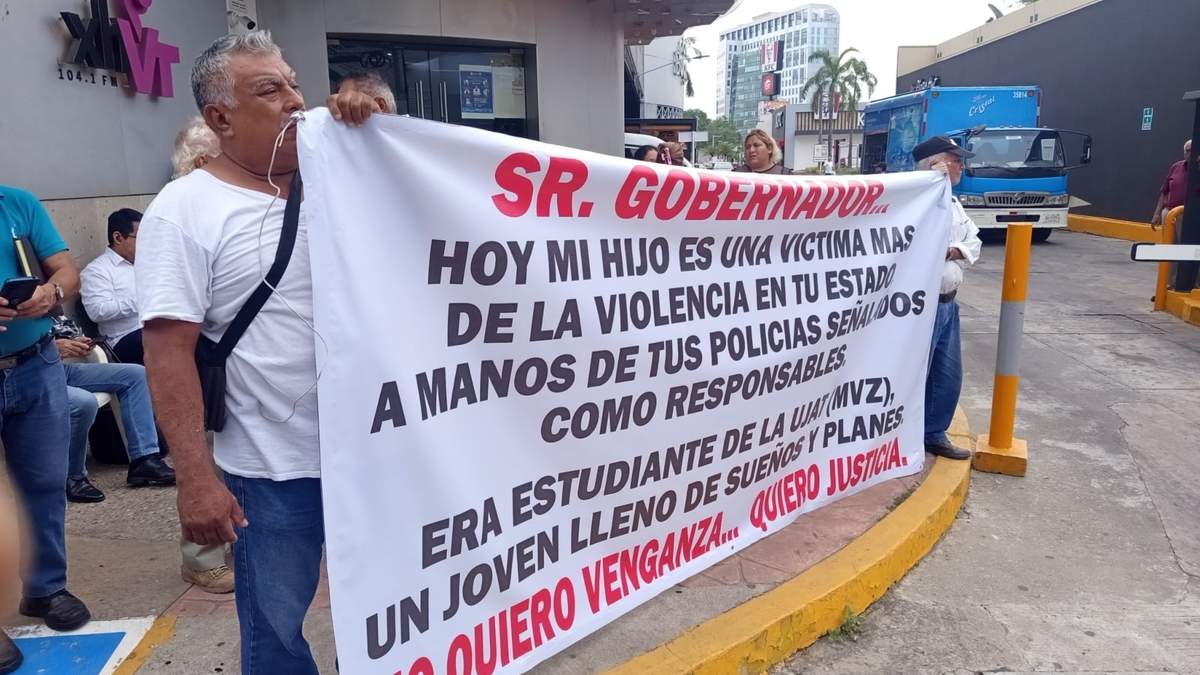 Protesta por el asesinato de Rodrigo Isidro Ricardez, de 20 años