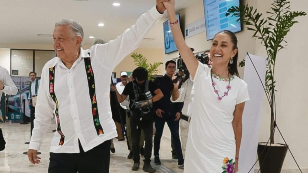 Claudia Sheinbaum y AMLO