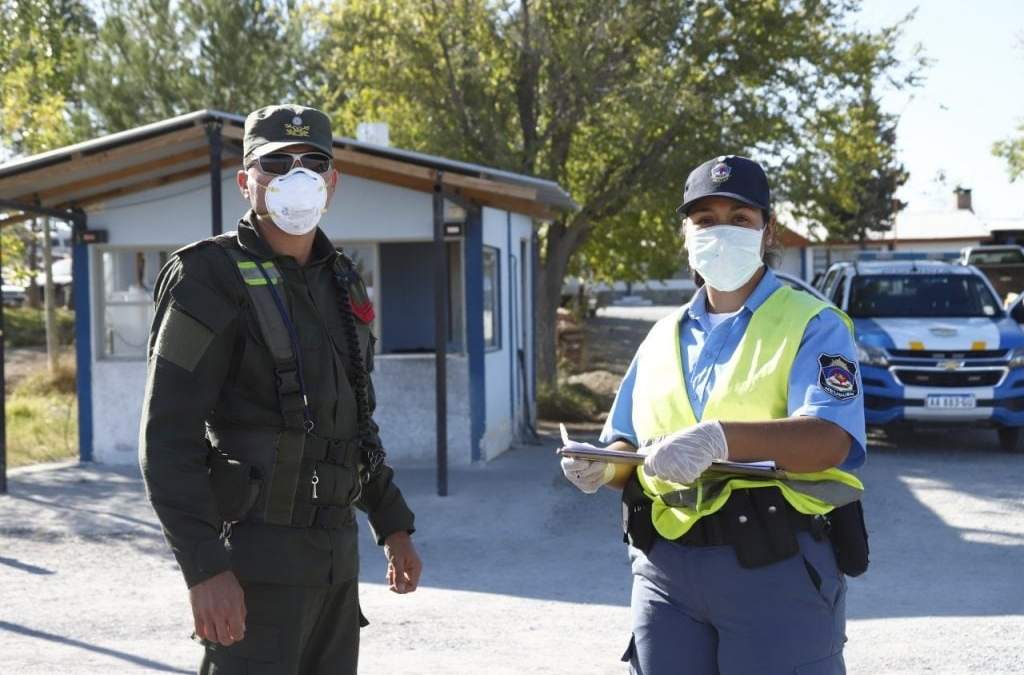 Intenso trabajo realizado en Zapala por las fuerzas de seguridad.