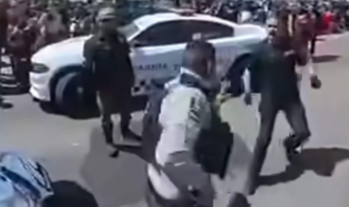 El “Tijuana Stunt Ride” termina con enfrentamiento entre motociclistas y elementos de la GN
