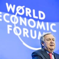 Guterres en Davos: el mundo está en un "estado lamentable"