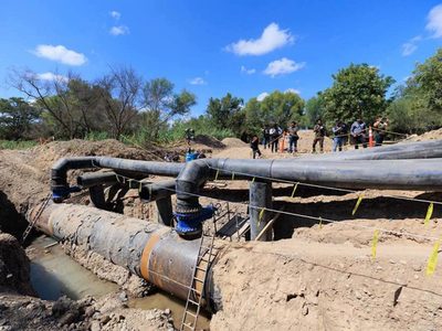 Inicia extracción de agua del río Pilón para Monterrey; buscan abatir 10% del déficit