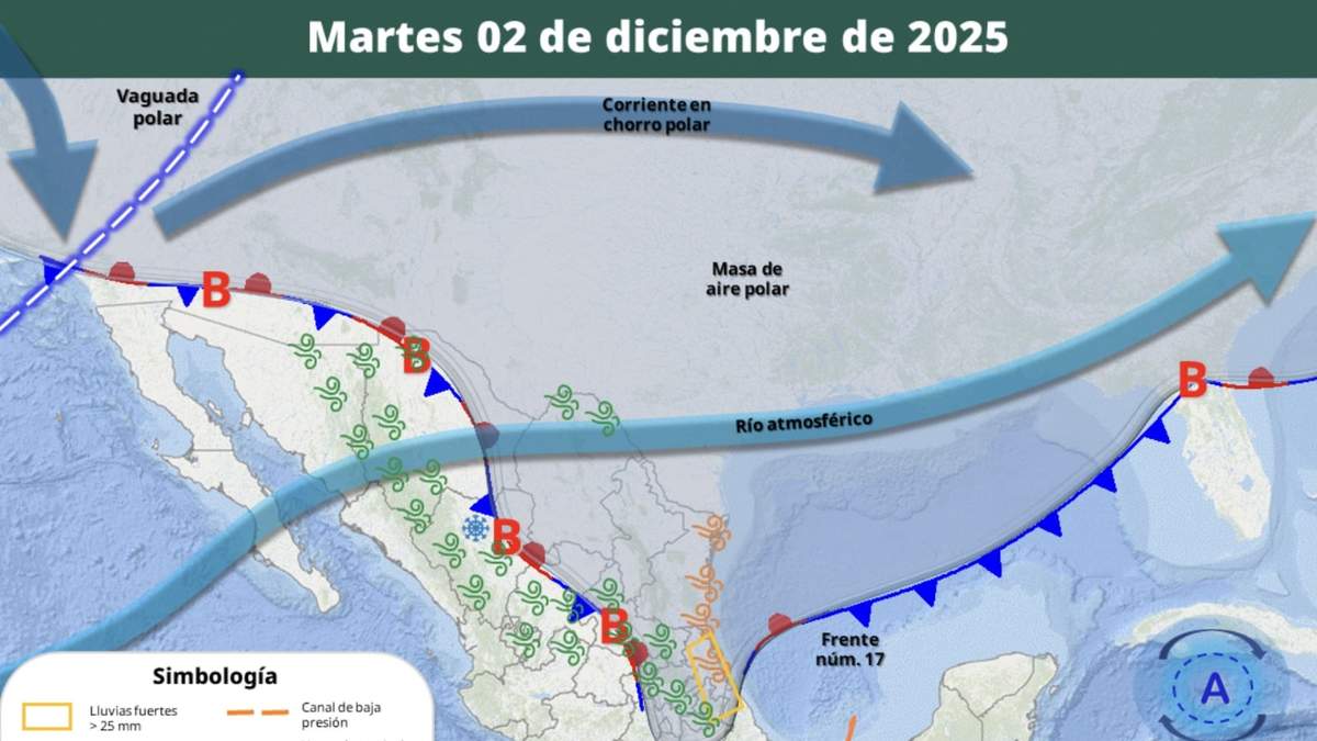 La previsión para este martes