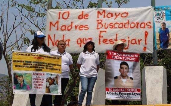 Madres de desaparecidos en Guerrero. Nada que festejar