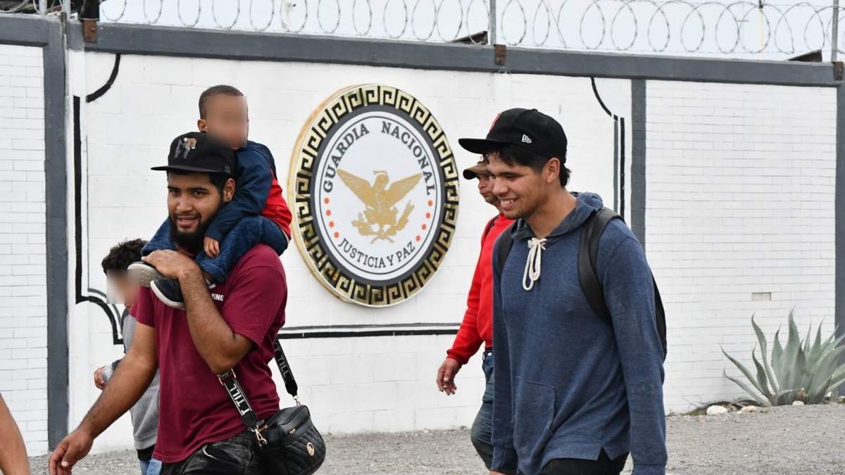Migrantes venezolanos en Piedras Negras