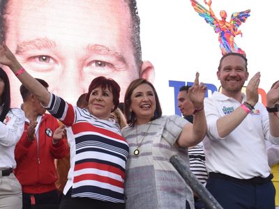Alejandra Barrios y Diana Sánchez dan su respaldo a Xóchitl Gálvez y Santiago Taboada (Video)