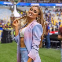Morena Beltrán es pura elegancia con este blazer que combina con todo y que vas a querer este invierno
