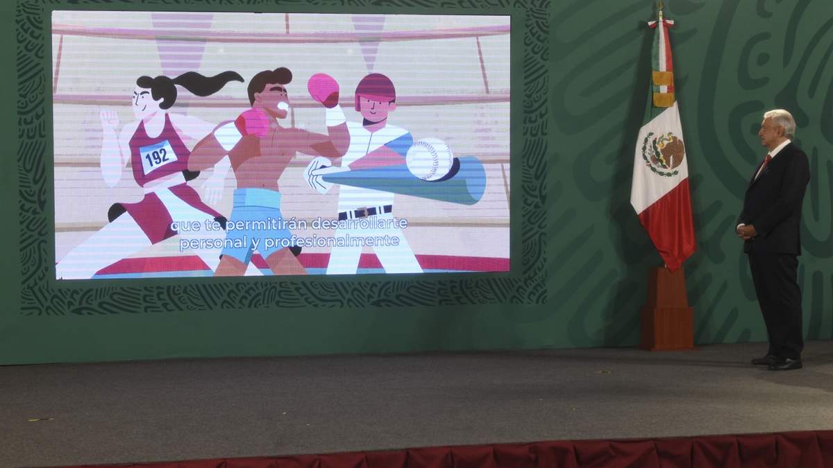 El bachillerato técnico del deporte fue presentado en la mañanera