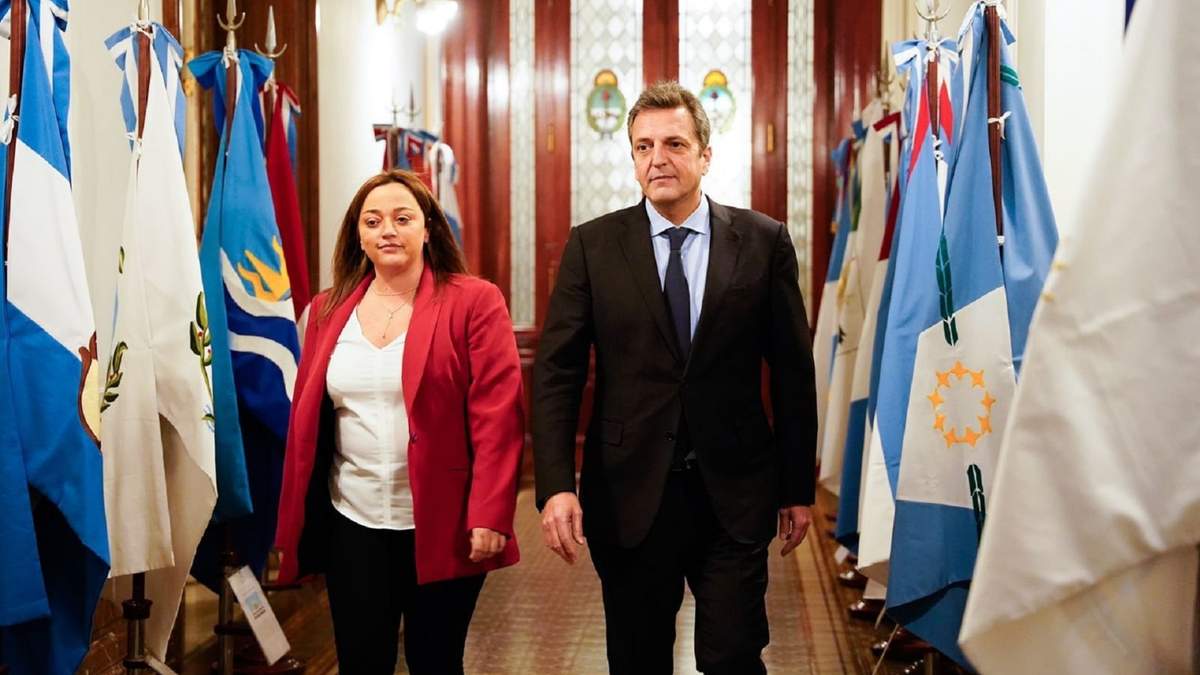 Sergio Massa y Cecilia Moreau. Fuente: (Twitter)