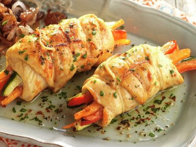 Arrolladitos de pollo rellenos: una versión fácil y rápida con el toque gourmet digno de un chef
