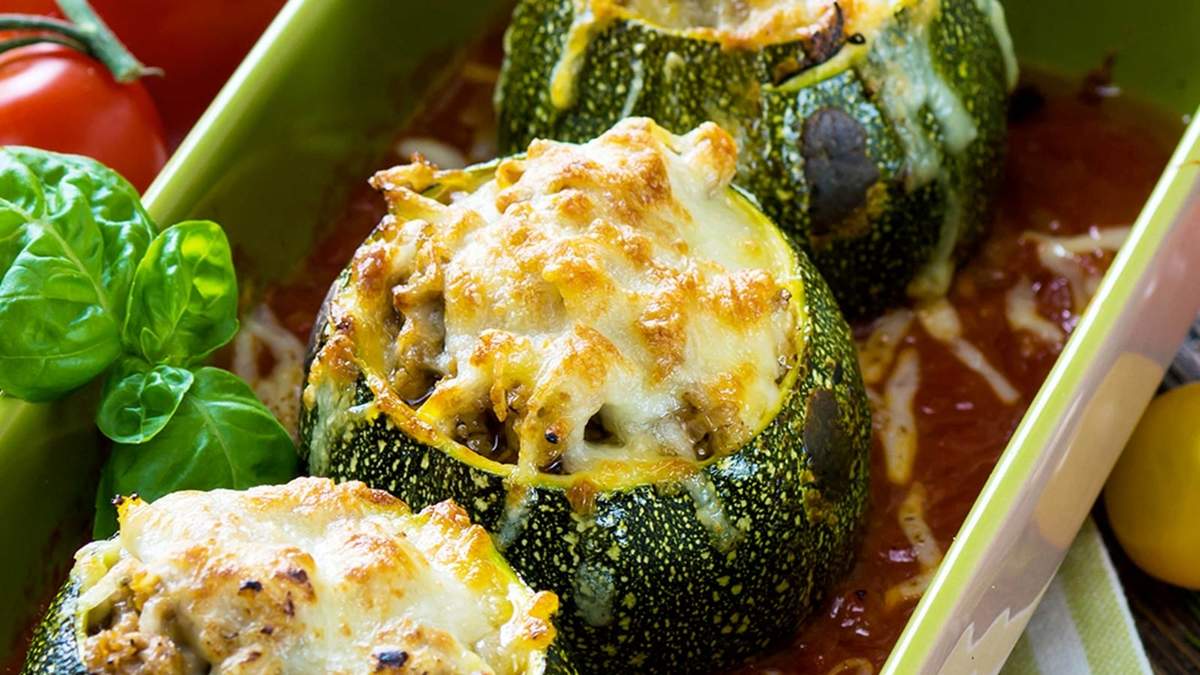 Zapallitos rellenos. Fuente: (Google)