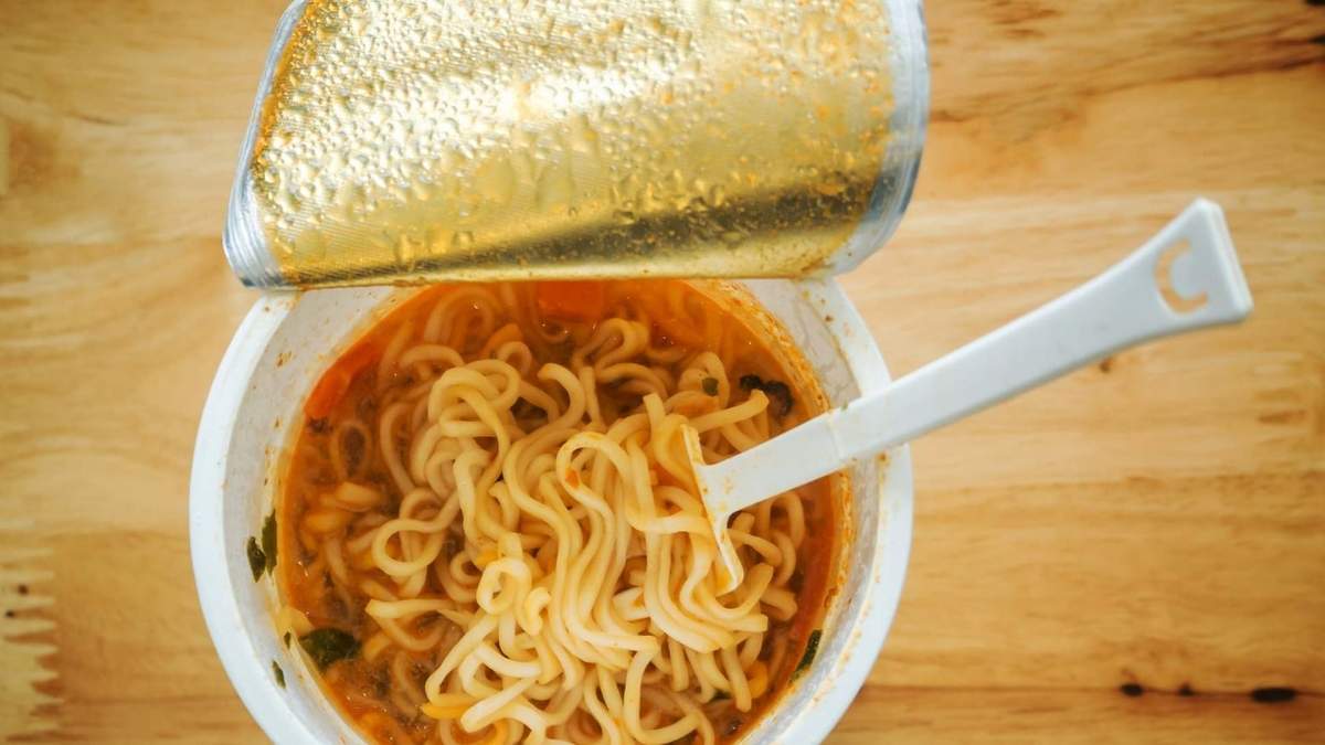 Fideos instantáneos. Fuente: (Instagram)