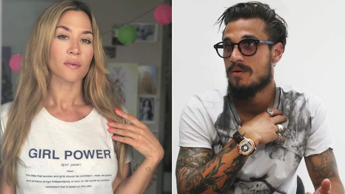 Jimena Barón y Daniel Osvaldo. Fuente: (Twitter)