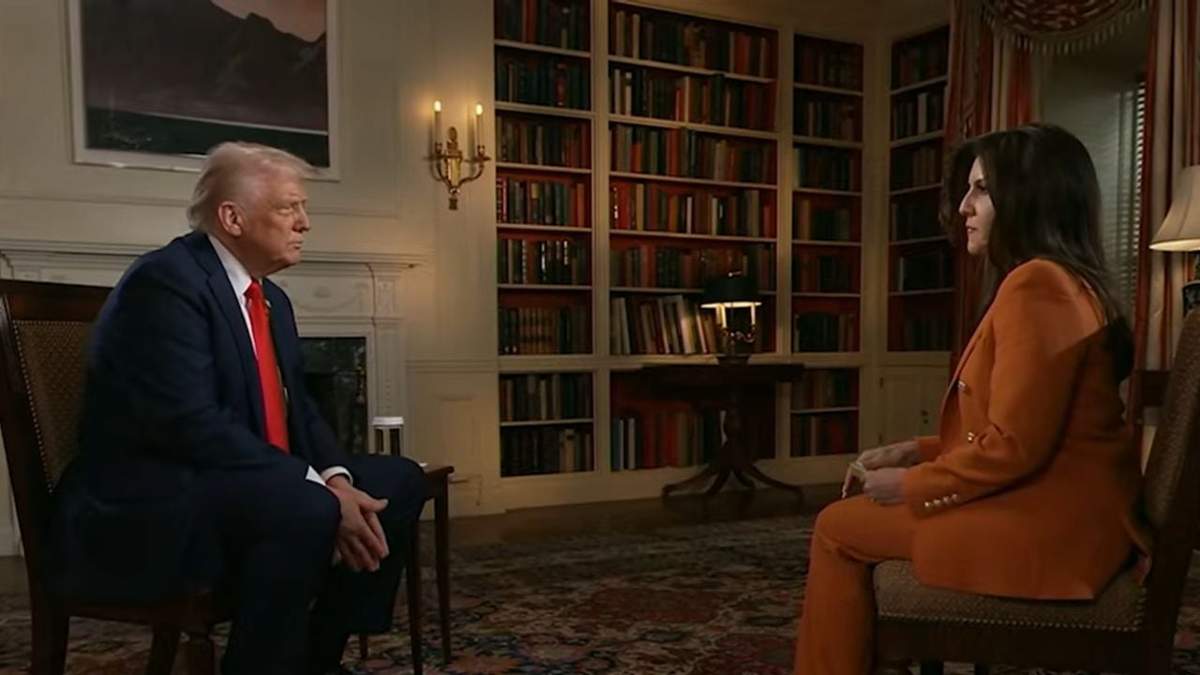 Trump concedió una entrevista a la conductora Rachel Campos-Duffy