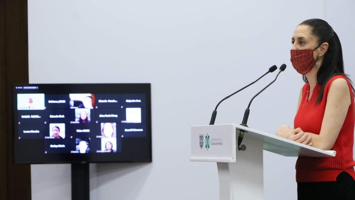 Claudia Sheinbaum en la conferencia
