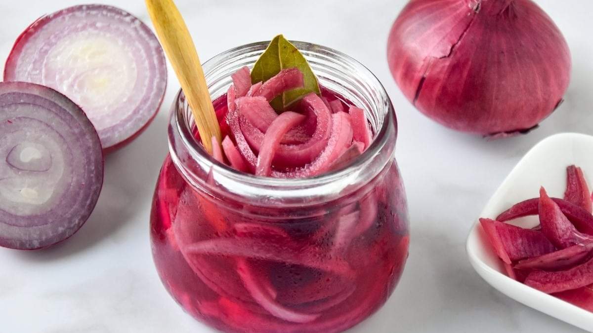 Pickles de cebolla. Fuente: (Instagram)