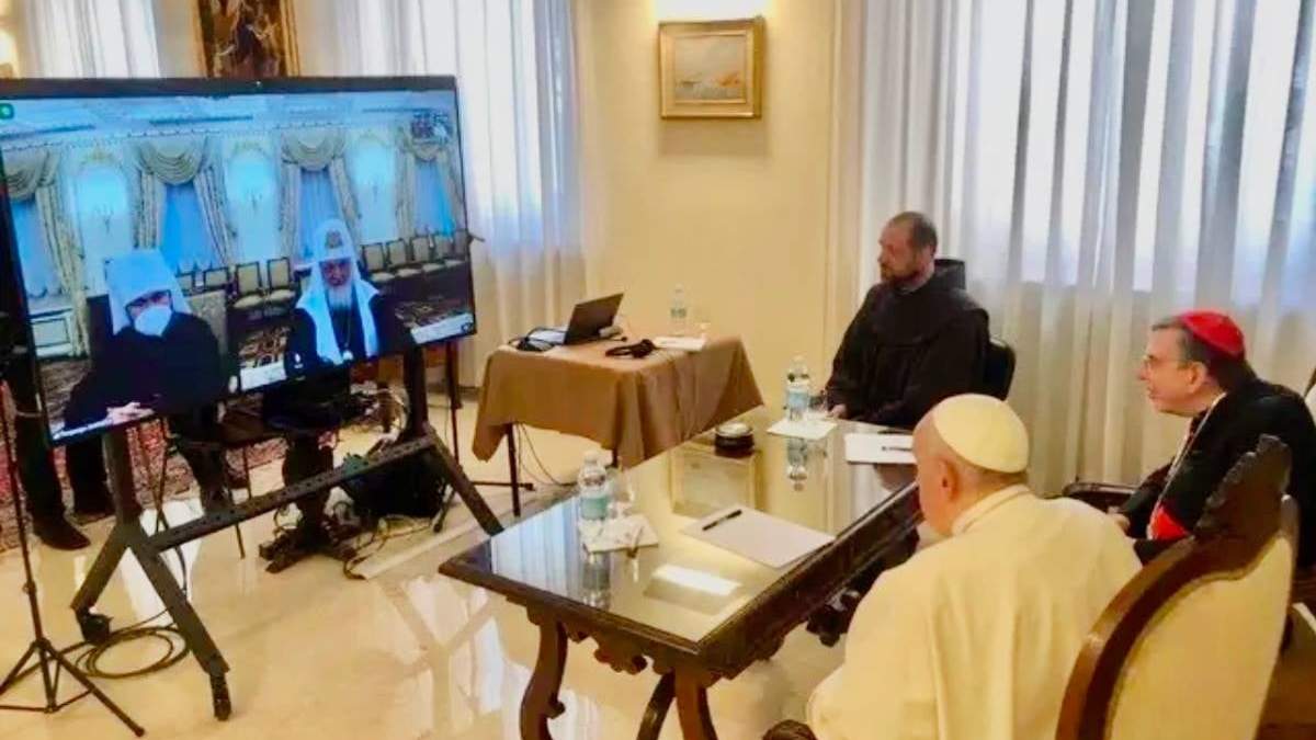 El Papa y el patriarca Kirill de Moscú conversan sobre la situación en Ucrania