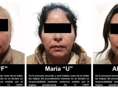 Extradita FGR a tres mujeres a EU por delitos de asociación delictuosa y contra la salud