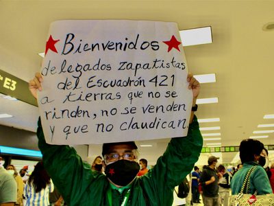 Delegación del EZLN regresa de Europa tras visitar 30 países